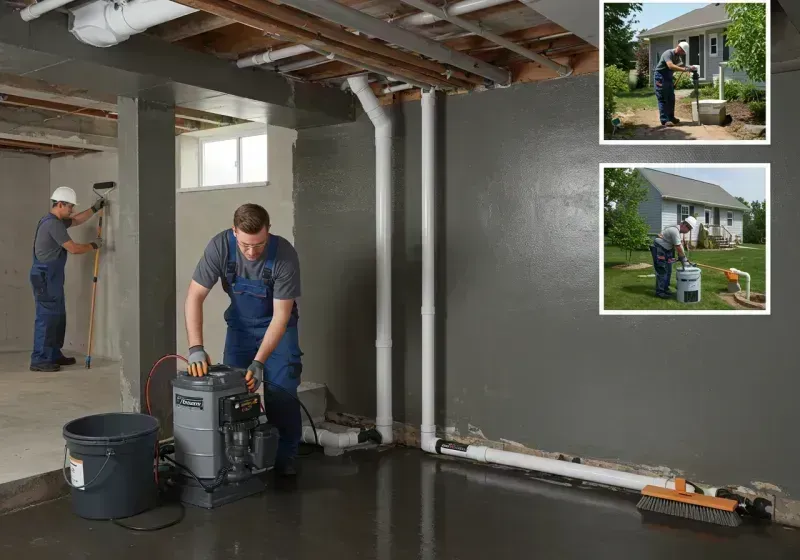 Basement Waterproofing and Flood Prevention process in Burke County, NC